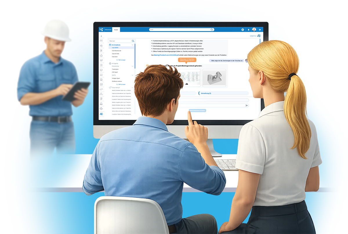Use Cases aus der Alltagspraxis mit der firmeninternen ONTIV AI