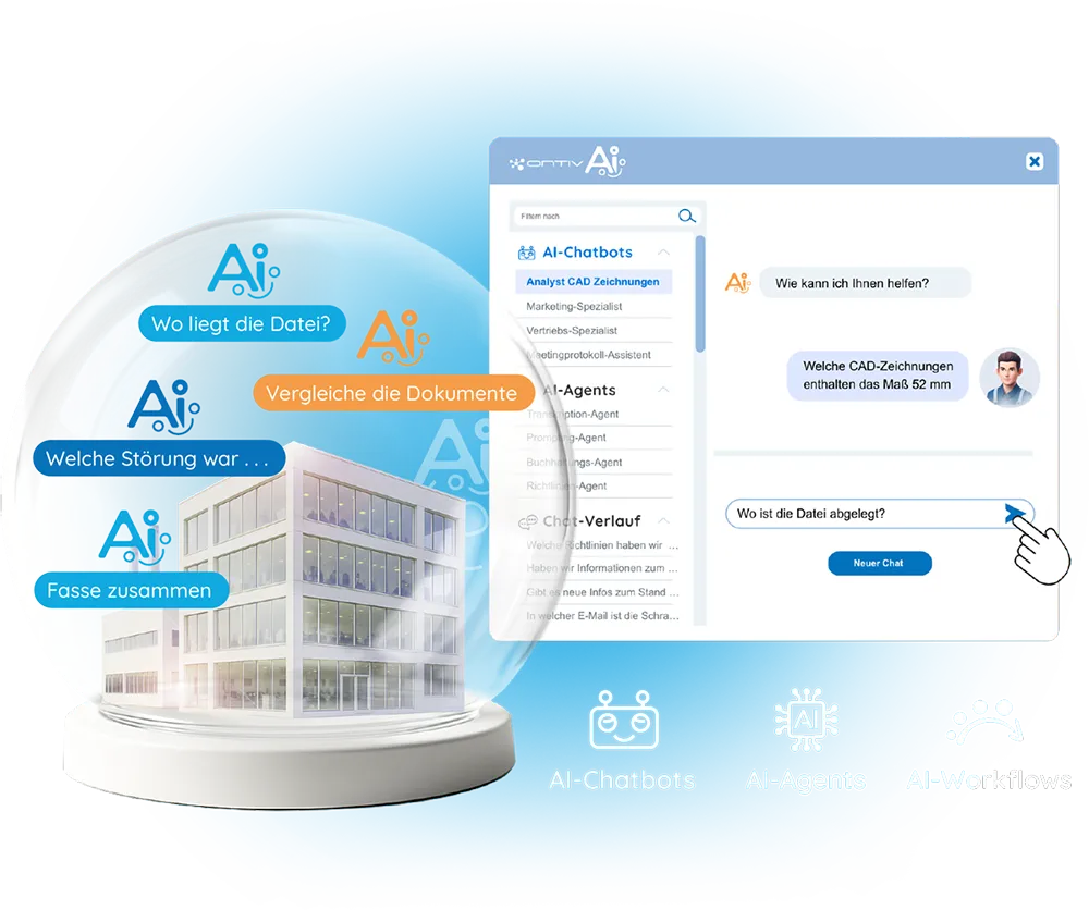 ONTIV AI – Ihre firmeninterne KI-Plattform