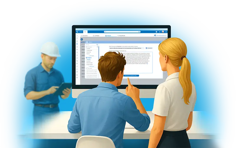 Use Cases aus der Alltagspraxis mit der firmeninternen ONTIV AI