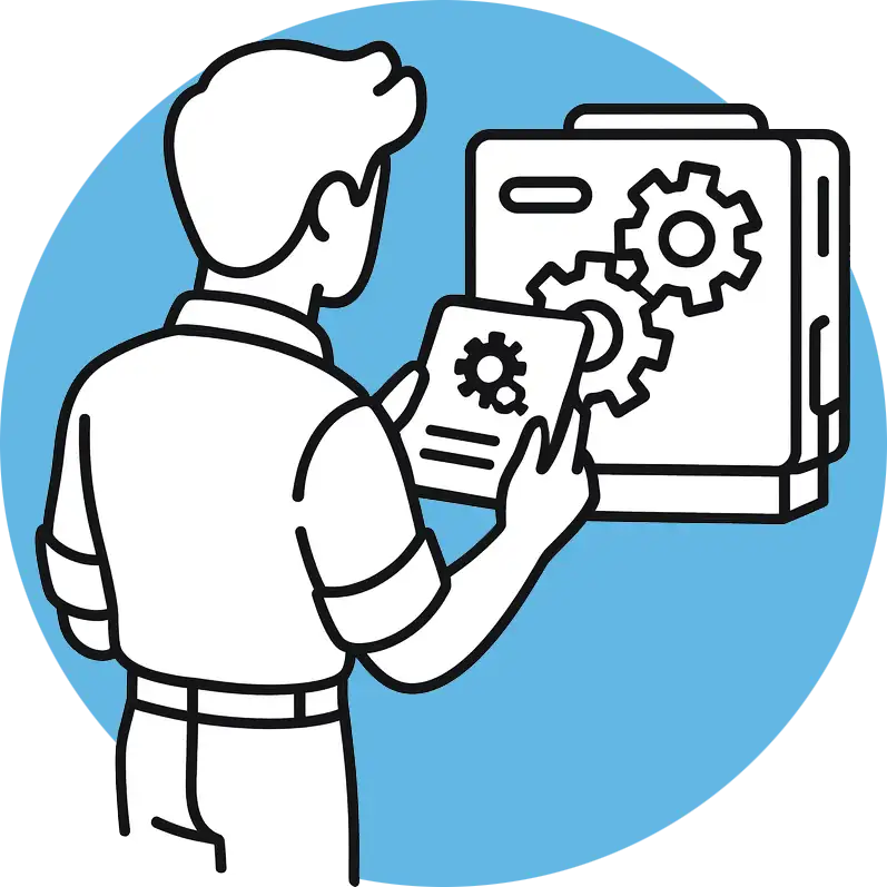 Schulungsmaterial und Anleitungen finden mit der firmeninternen ONTIV AI