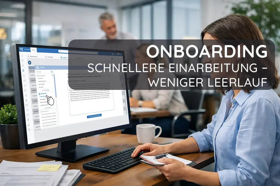 Onboarding mit KI beschleunigen – Neue Mitarbeiter in Tagen statt Wochen produktiv machen